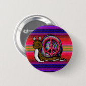 平和かたつむり 缶バッジ (正面&裏面)