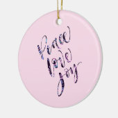 平和かわいらし愛の喜び セラミックオーナメント (左)