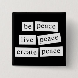 平和があって下さい 缶バッジ