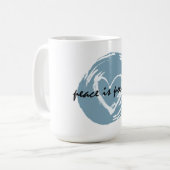 平和が可能 コーヒーマグカップ (正面左)