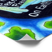 平和が地上に広がるかもしれない ポスター (角)