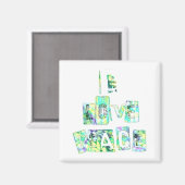 平和が大好き マグネット (正面/裏面)