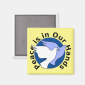 平和が我々の手に委ねられている マグネット (正面/裏面)