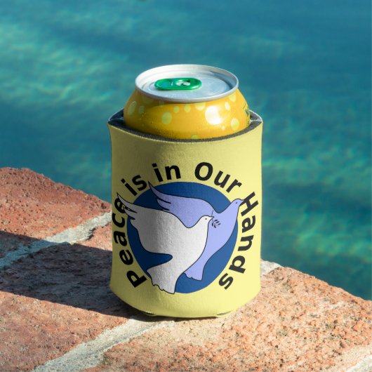 平和が我々の手に委ねられている 缶クーラー (インサイチュ プール)