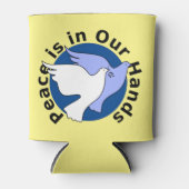 平和が我々の手に委ねられている 缶クーラー (正面)