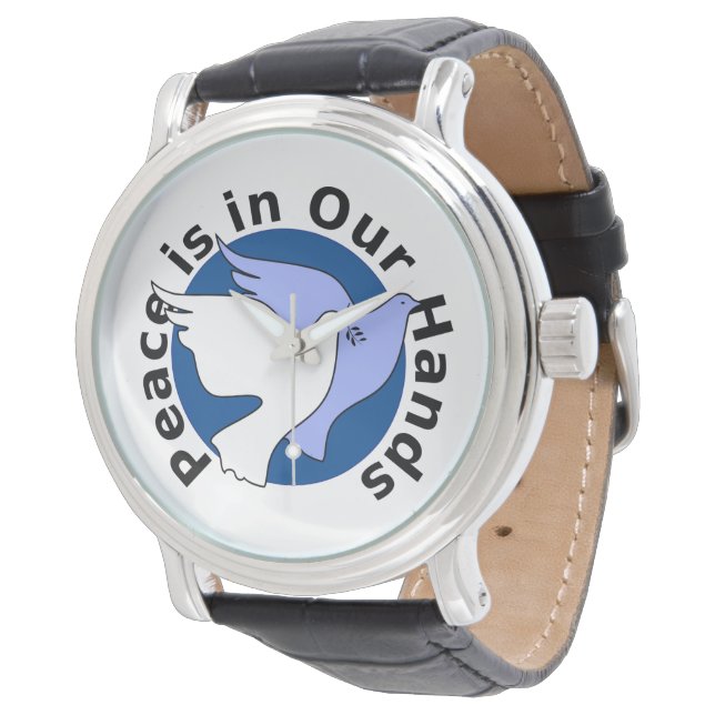 平和が我々の手に委ねられている 腕時計 (アングル)