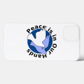 平和が我々の手に委ねられている Case-Mate iPhoneケース (裏面 (横))