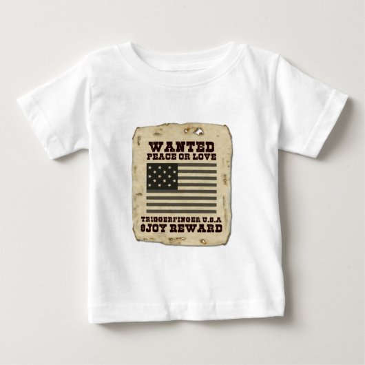 平和が欲しい ベビーTシャツ (正面)