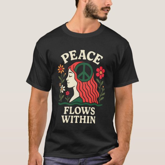 平和が流れるTシャツ Tシャツ (正面)