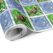 平和くまの包装紙 ラッピングペーパー (ロールコーナー)