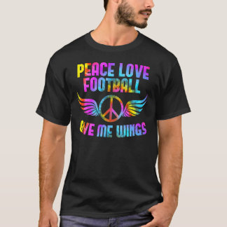 平和ことわざアメリカンサッカーチーム平和ラブフー Tシャツ