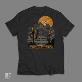 平和でのんびりとした気分 - ビニールデサートサボテン Tシャツ