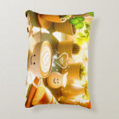 平和で心温まるカプチーノ朝 アクセントクッション (裏面(縦))