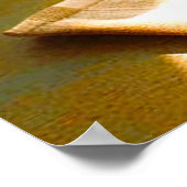 平和で心温まるカプチーノ朝 ポスター (角)