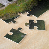 平和で日本のな庭 ジグソーパズル (側面)