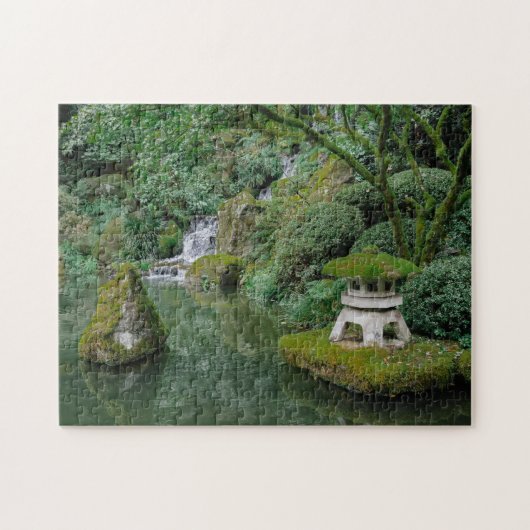 平和で日本のな庭 ジグソーパズル (横)