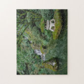 平和で日本のな庭 ジグソーパズル (縦)