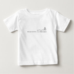 平和で明るいTシャツ ベビーTシャツ