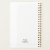 平和で暖かいプランナー書 プランナー手帳 (裏面)