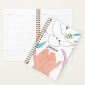 平和で暖かいプランナー書 プランナー手帳 (ディスプレー)