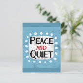 平和で静かなポストカード ポストカード (スタンド正面)