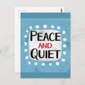 平和で静かなポストカード ポストカード (正面/裏面)