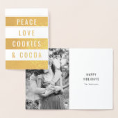 平和とココア 箔カード (ディスプレー)