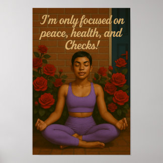 平和とチェック ポスター