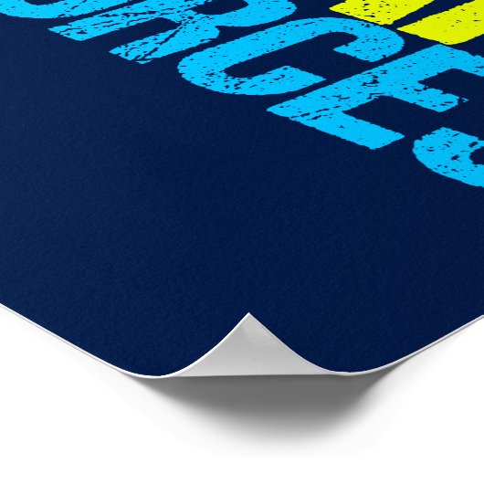 平和と人を愛する人材 ポスター (角)