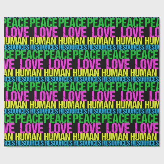 平和と人を愛する人材 ラッピングペーパー (フラット)