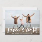 平和と光 |フルフォトハヌカー シーズンカード (正面)