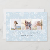 平和と光 | Hanukkahフォトカード シーズンカード (裏面)