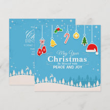 平和と喜びに満ちたクリスマスパーティーのご招待