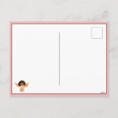 平和と喜びに魂のこもったクリスマスの挨拶 シーズンポストカード (裏面)