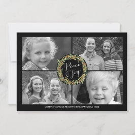 平和と喜びのクリスマスフォトカード – スタイル2 シーズンカード