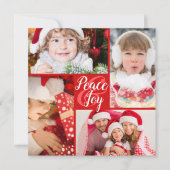 平和と喜びのクリスマス・新年のご挨 シーズンカード (正面)