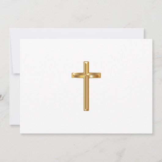 平和と喜びのバプテスマ 招待状 (裏面)