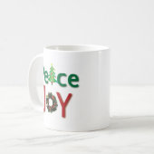平和と喜びのマグカップ コーヒーマグカップ (正面左)
