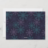 平和と喜びの写真カード | 3枚のカスタム写真 シーズンカード (裏面)