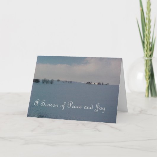 平和と喜びの季節 シーズンカード (正面)