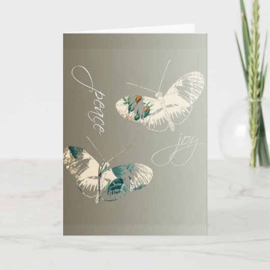 平和と喜びの蝶 シーズンカード (正面)