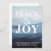 平和と喜びの青い山の星 シーズンカード (正面/裏面)