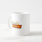 平和と喜びを祈る コーヒーマグカップ (正面左)