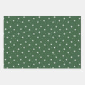 平和と喜びグリーンホリデーフォトコラージュ ラッピングペーパーシート (正面2)