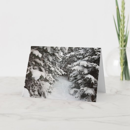 平和と喜びホリデーグリーティングカード シーズンカード (正面)