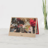 平和と喜び繁栄のタイポグラフィはっきりした事業 シーズンカード (裏面)