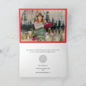 平和と喜び繁栄のタイポグラフィはっきりした事業 シーズンカード (内部)