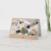 平和と喜び繁栄のタイポグラフィはっきりした事業 シーズンカード (裏面)