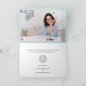 平和と喜び繁栄のタイポグラフィはっきりした事業 シーズンカード (内部)