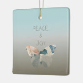 平和と喜び蝶 セラミックオーナメント (左)